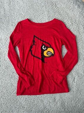 Blue 84 Red Long-Sleeve Cardinal Graphic Tee